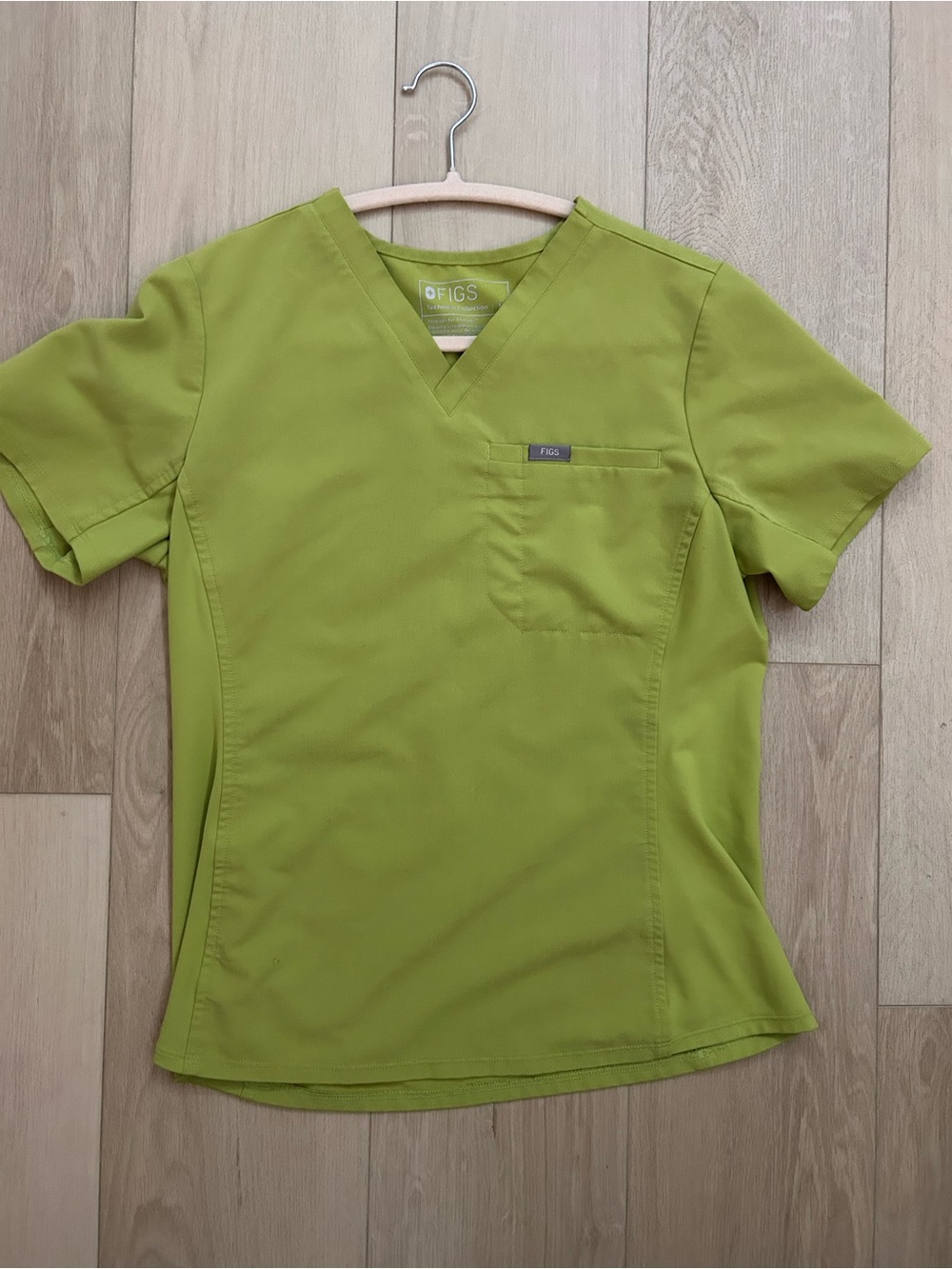 Figs Matcha V-Neck Medical Scrub Top